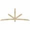 Ekena Millwork Alberta Rough Sawn Timber Gable Bracket, Douglas Fir, 96"W x 40"H x 2"D x 4"F, 10/12 Pitch GBW096X40X0204ALB00RDF - alternate 1